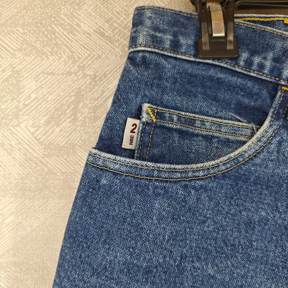 Carhartt FR Flame Resistant Work Jeans Mens 34x30 Blue Denim HRC 2 NFPA 2112 - Picture 8 of 12